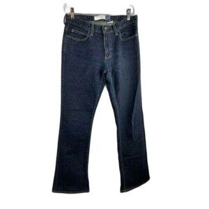 Gap Size 4 Regular Womens Jeans Low Rise Flare Stretch Dark Wash